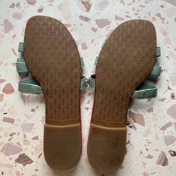 Sam Edelman Gray and Red Sandals Size 8.5 - Picture 6 of 8